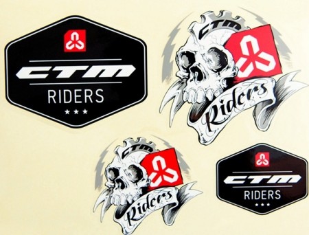 Set stikere bicicleta CTM RIDERS