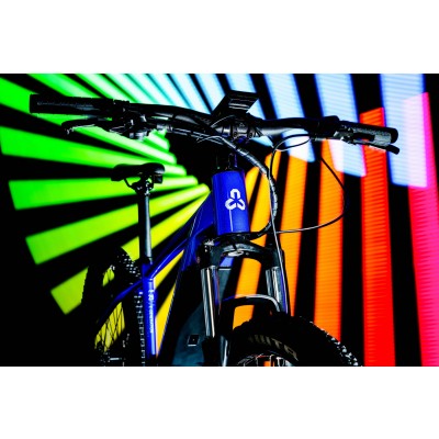 Bicicleta CTM PULZE - negru / albastru - 720 wh