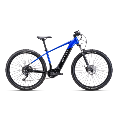 Bicicleta CTM PULZE - negru / albastru - 720 wh