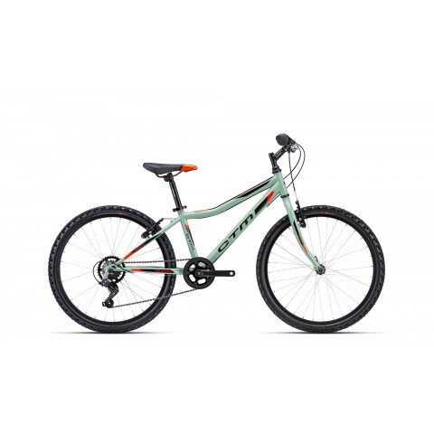 Bicicleta CTM BERRY 1.0 - gri verde / portocaliu 13"