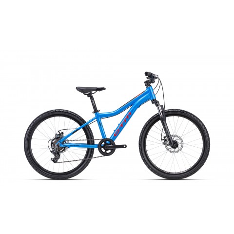 Bicicleta CTM ROCKY 3.0 - albastru perlat / rosu 13"