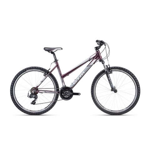 Bicicleta CTM SUZZY 1.0 - ros inchis perlat / gri L (18")