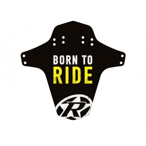 Aparatoare Reverse Born to Ride negru/alb/galben